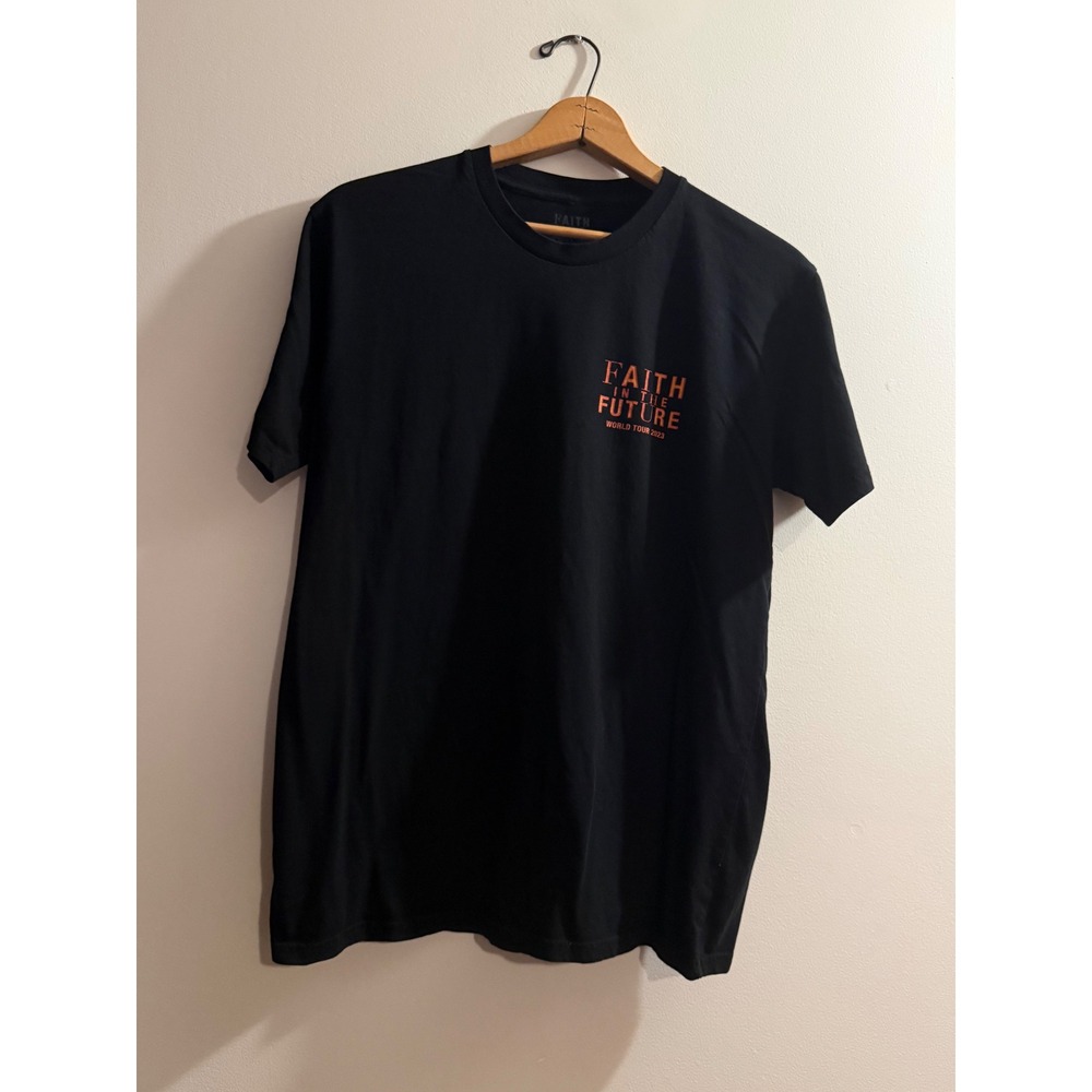 Louis Tomlinson Faith In The Future World Tour 2023 T-Shirt Mens Large Black